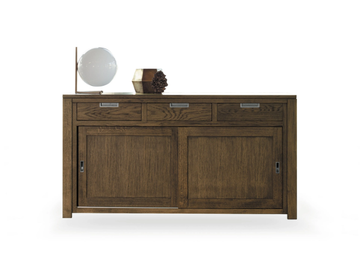 HOLAND - Contemporary style wooden sideboard with sliding doors with drawers by Devina Nais - view 2
